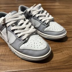 All grey Nike Dunk Lows
