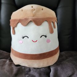 AUTHENTIC (Not A Knock Off) Retired SQUISHMALLOW "Carmelita" S'MORE Collectable 