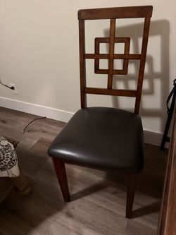 Two dining chairs each $20