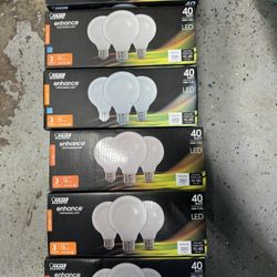 (6) Packs Feit Electric LED Globe Lights Dimmable . $5 Each. Must Pickup