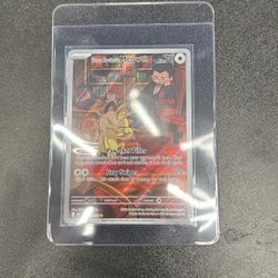 Team Rockets Meowth Pokemon Card 