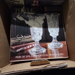 Lead Chrystal  Hurricanes Glasses