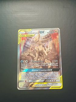 Pokemon TCG Arceus & Dialga & Palkia GX Full Art Holo Secret Rare 221/236 NM
