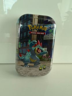Pokémon TCG Lumiose City Mini Tin – Feraligatr & Budew (Sealed)