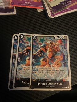 Pirates docking one piece card tcg
