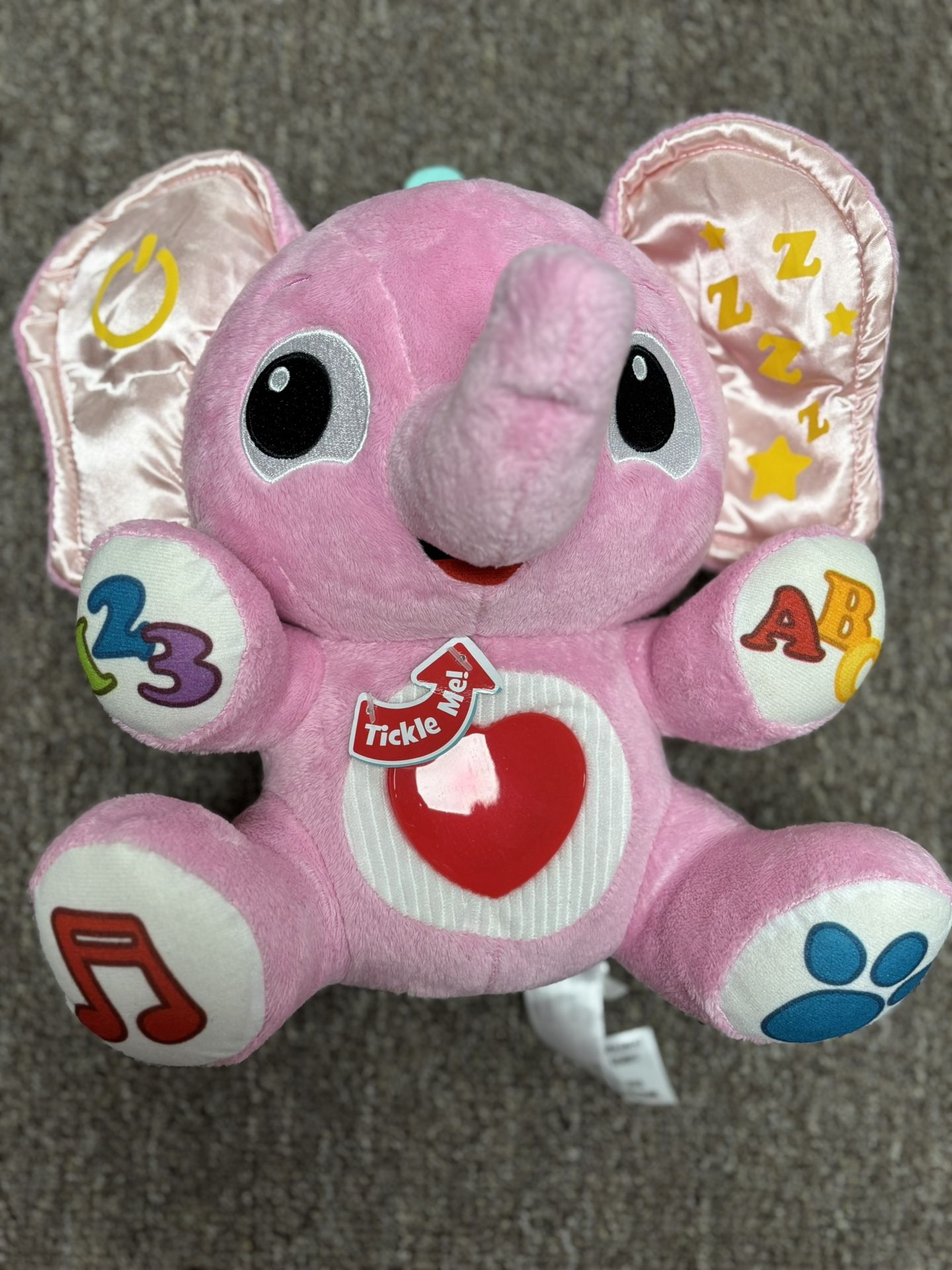 Elephant Teddy Bear Learning Music And ABCs