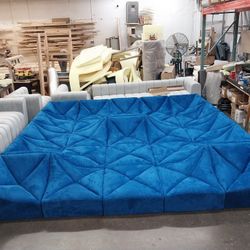 BRAND NEW DUNE SOFA SET, SIZE 12x12x12x12FT,  SEA MICROFIBER,  CUSTOM MADE AVAILABLE 