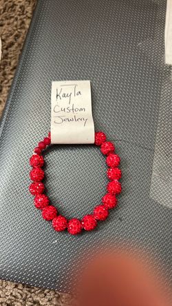 Red crystal bracelet
