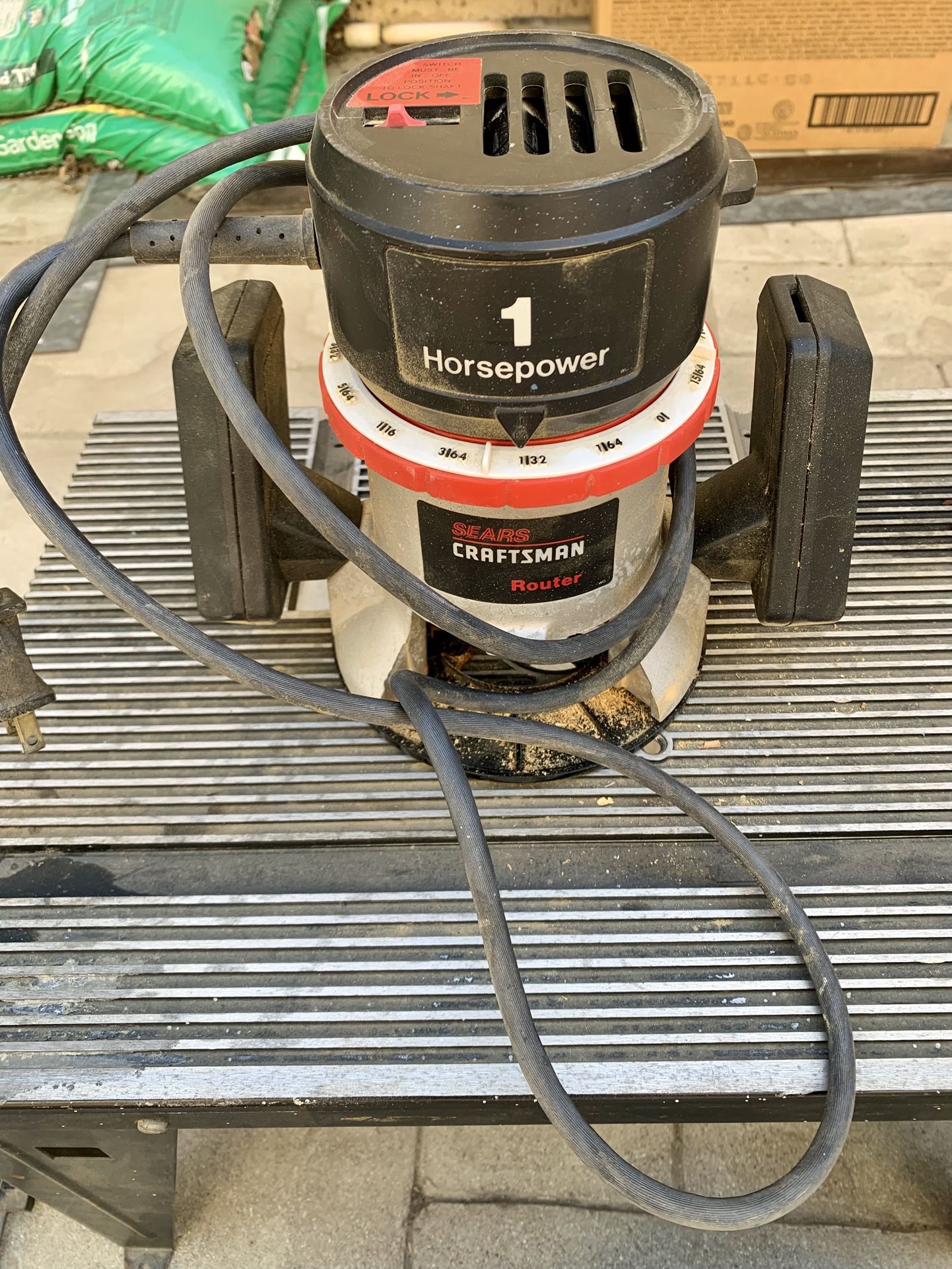 Sears Craftsman Router, Table, Accessories 