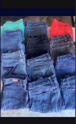 Pantalones Para Mujer Talla 27 En Buenas Condiciones $10 Cada Uno