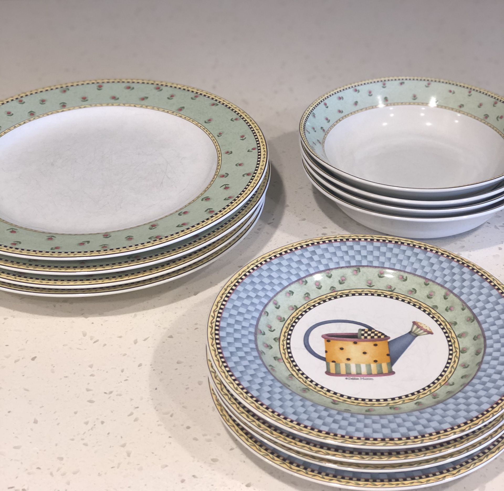 Cute 12 piece place setting