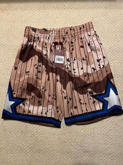 Brand New with tags Mitchell And Ness Orlando Magic Camo Shorts Size large