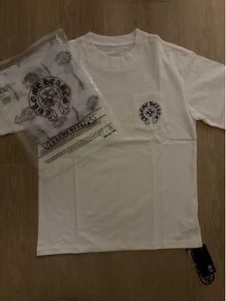 White chrome heart t-shirt