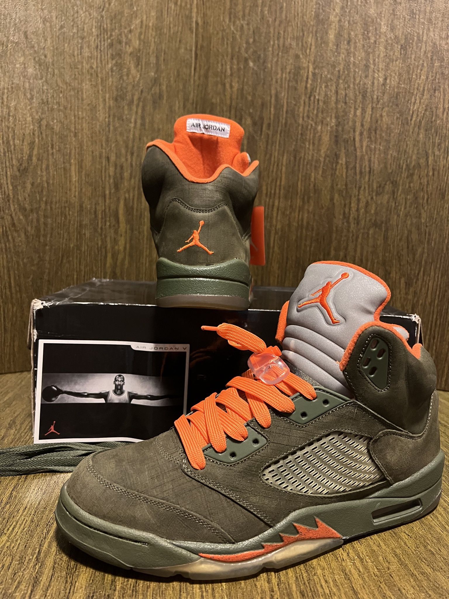 AIR JORDAN 5 Retro LS OLIVE 🫒 2006 ORIGINAL w/ Box!! 314259-381 Men’s 12.5 CLEAN!! 