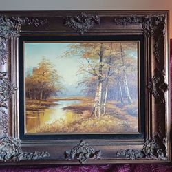 Vintage  Cantrell Oil Painting