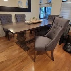 Beautiful Dining Table And 5 Chairs