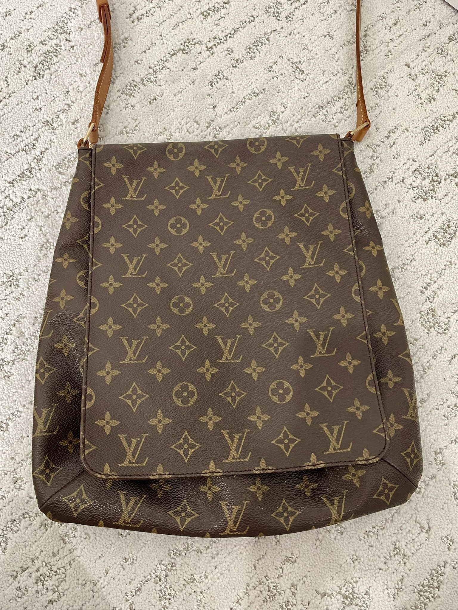 Louis Vuitton Musette Crossbody Messenger Bag Vintage EUC