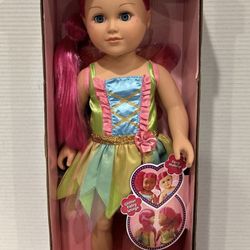 My Life As Shayleigh Posable 18" Doll Pink Hair Blue Eyes