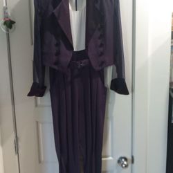 Two Piece  Purple Jump Suit  Size 9-10 Women