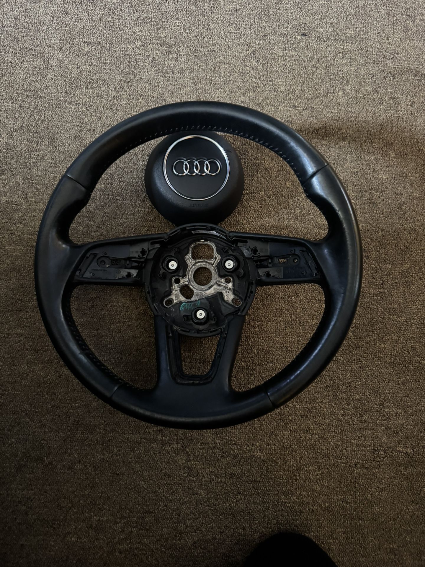Audi A4 B9 OEM Steering Wheel + Cover