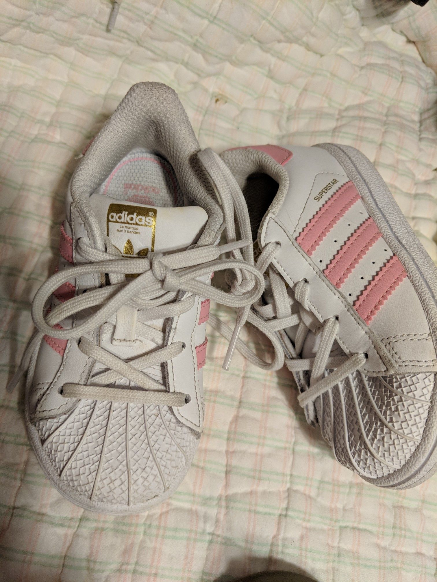 Brand New children's toddler size ,8 Adidas and elephant leather $18 each