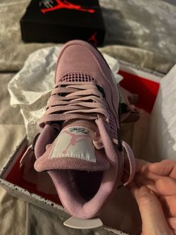 Air Jordan 4 “ORCHIDS”  Suede Sneakers