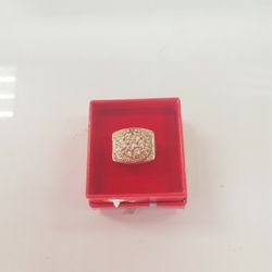 Mens Fancy Ring 14K 15.7G 2 Karat Natural Diamonds 