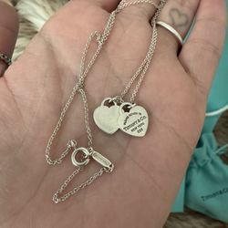 Tiffany love necklace 