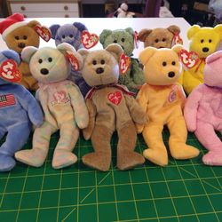 Ty Beanie Babies--Teddy Bears $5 each