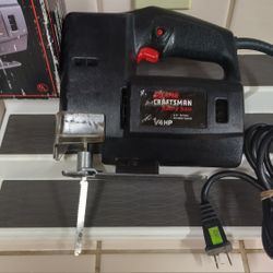 Sears Craftsman Sabre Saw Model 917204 previously owned and box is worn