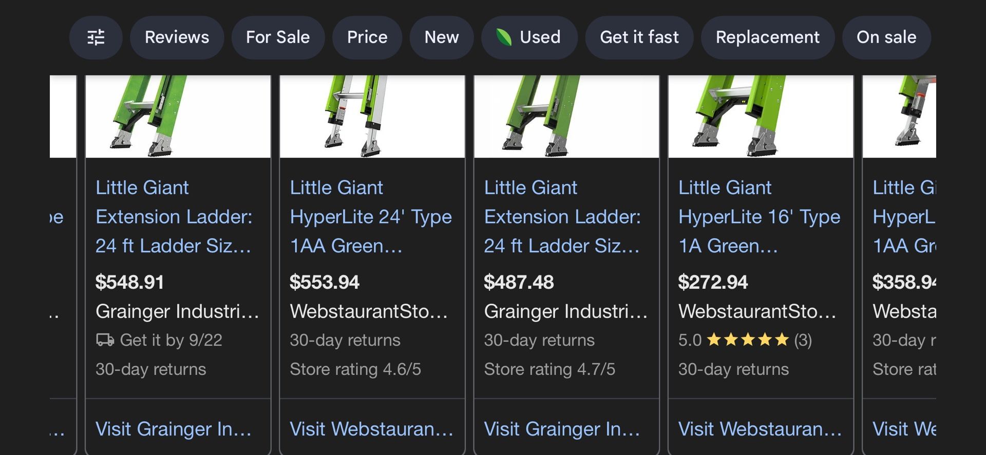 New 24ft Giant HyperLite ladder