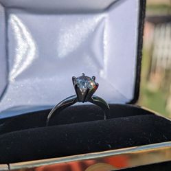 LAB 1.05 Carat 14k Engagement Ring 