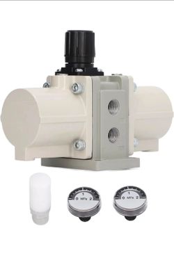 SMC VBA10A-02GN Pneumatic Booster Pressure Doubler TankConfigure Pressure Gauge