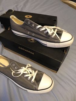 BRAND NEW CONVERSE GREY AND WHITE MENS