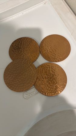Brass coasters