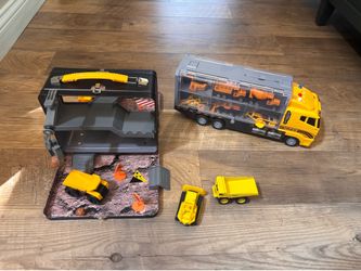 CAT store and go and Matchbox construction
