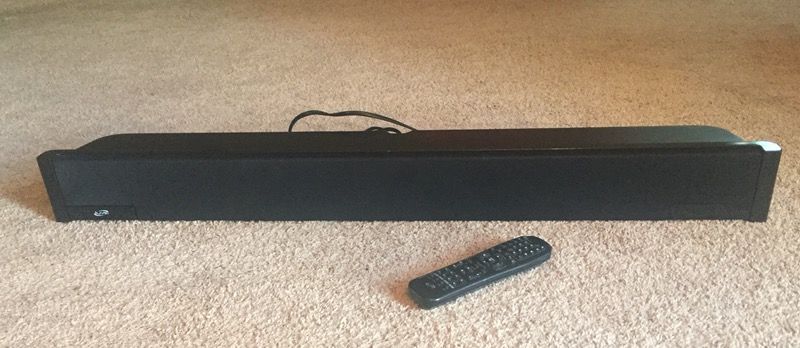 ILive 37” Home Audio ITP231B 2.1 channel soundbar built-in Subwoofer iPod iPhone 5 dock