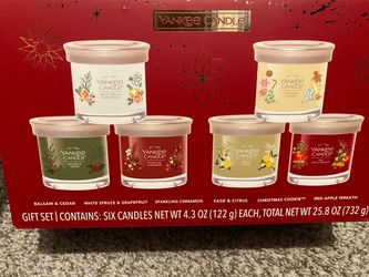 Yankee Candle Christmas Candle Sampler Set 6 candles #christmas #holiday