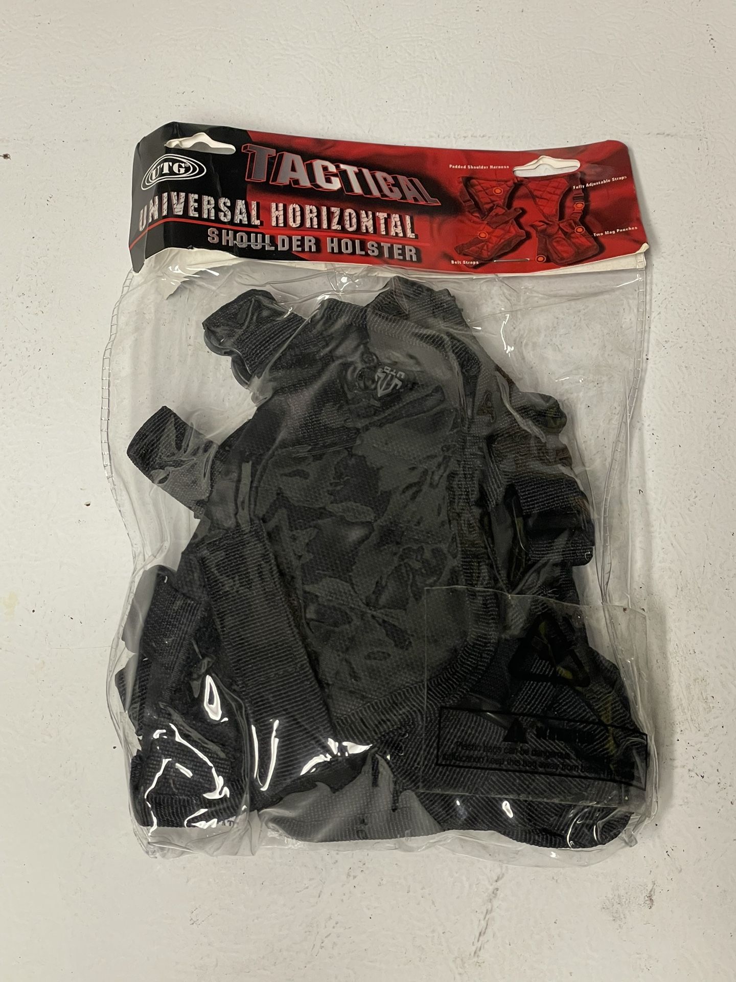 UTG Universal Horizontal Shoulder Holster Black