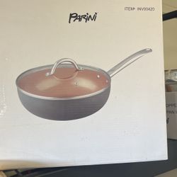 11" Copper Non Stick Wok New