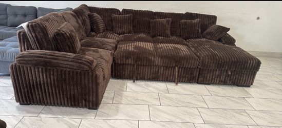 NEW XL Sleeper Sectional Sofa with Storage – $1677