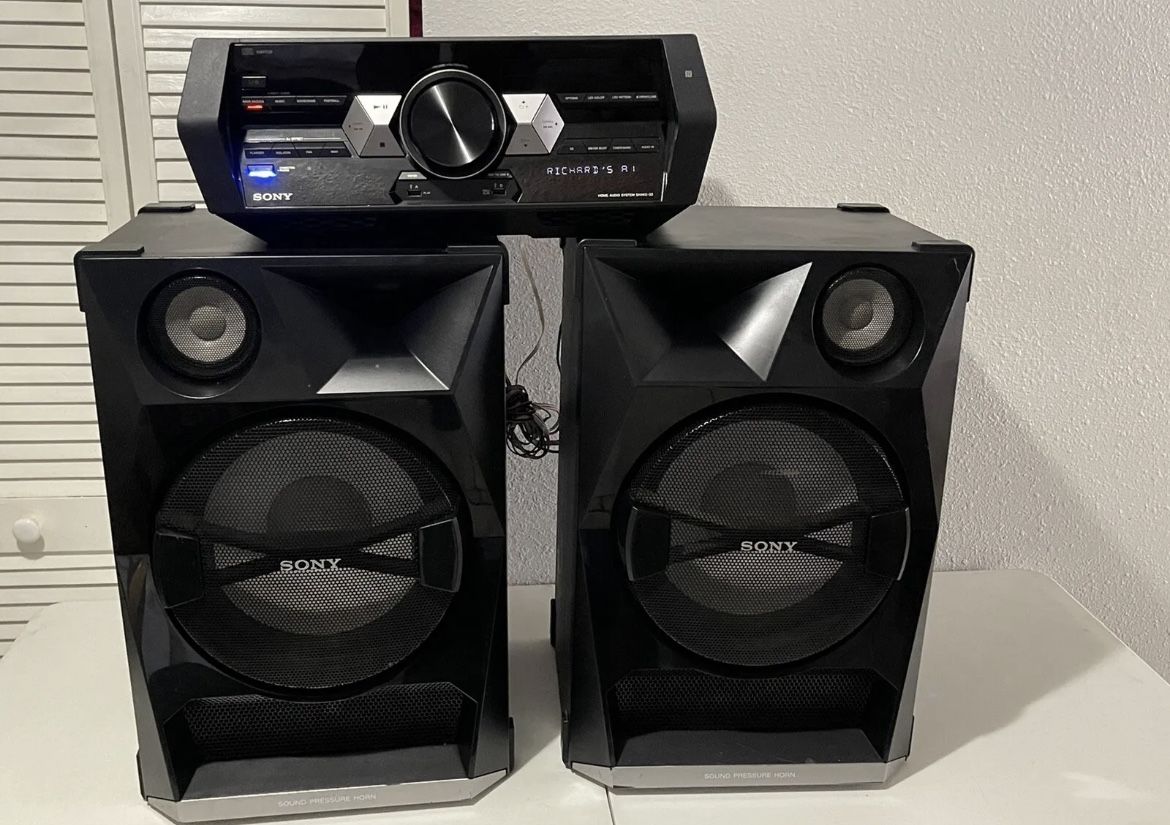 Sony Shake 33 Bluetooth 2200 Watt Audio System with CD player Mp3