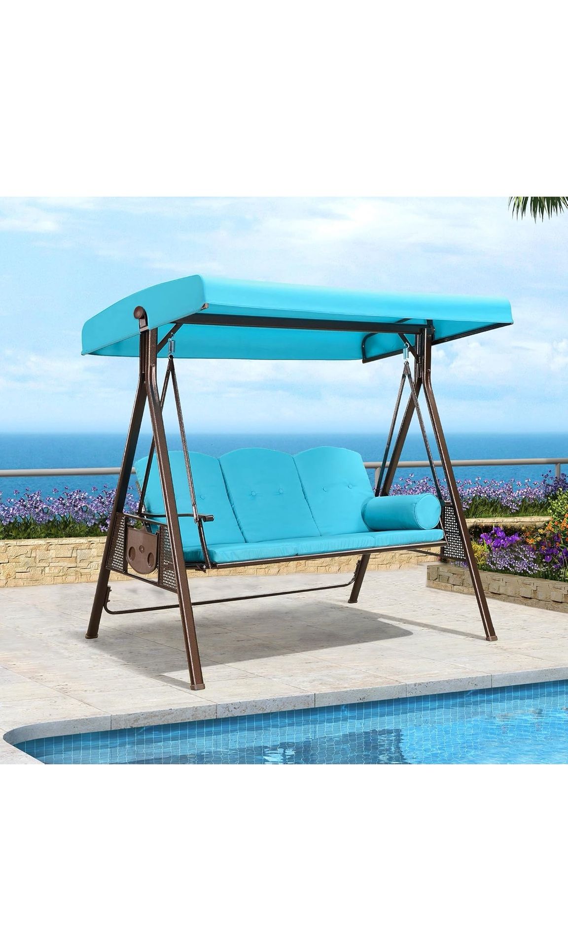 3 Person Outdoor Swing 