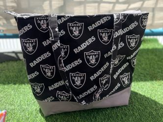 Las Vegas Raiders Inspired Jumbo Tote Bag