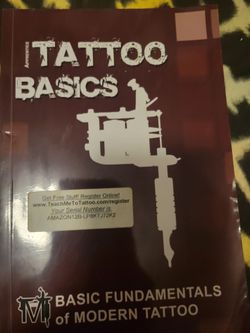 Tattoo equipment.