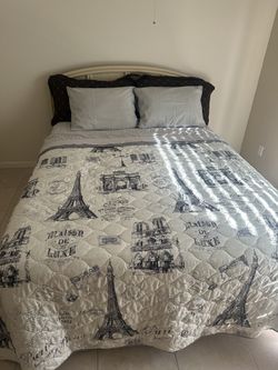 Full Bedroom Set – Bed Frame, Mattress & Bedding