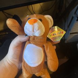 Orange Bear- Bean pals 