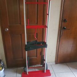800-lb Capacity 2 -Wheel Red Steel Appliance hand truck