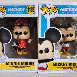 Funko Pop Disney Mickey and Minnie Mouse 