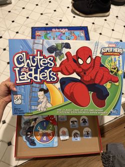 Marvel Spider-Man Chutes & Ladders Super Hero Adventures Hasbro B5202